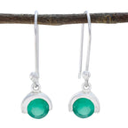 Green-Onyx-French-Alina-Solitaire-Dangle-Green-92.5-Silver-Earring
