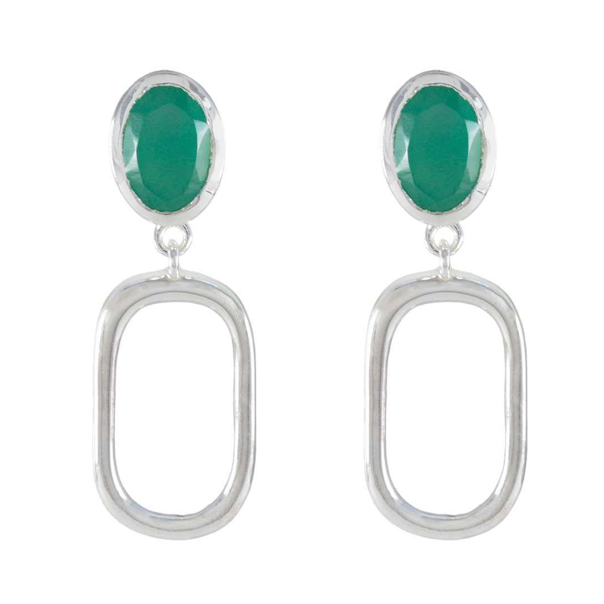 Green-Onyx-German-Julieta-Solitaire-Stud-Green-925-Sterling-Silver-Earring