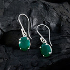 Green-Onyx-African-Laura-Solitaire-Dangle-Green-Sterling-Silver-Earring