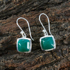 Green-Onyx-Korean-Ji-eun-Solitaire-Dangle-Green-Sterling-Silver-Earring