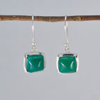 Green-Onyx-Korean-Ji-eun-Solitaire-Dangle-Green-Sterling-Silver-Earring