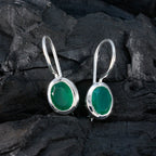 Green-Onyx-Mexican-Min-seo-Solitaire-Dangle-Green-Sterling-Silver-Earring