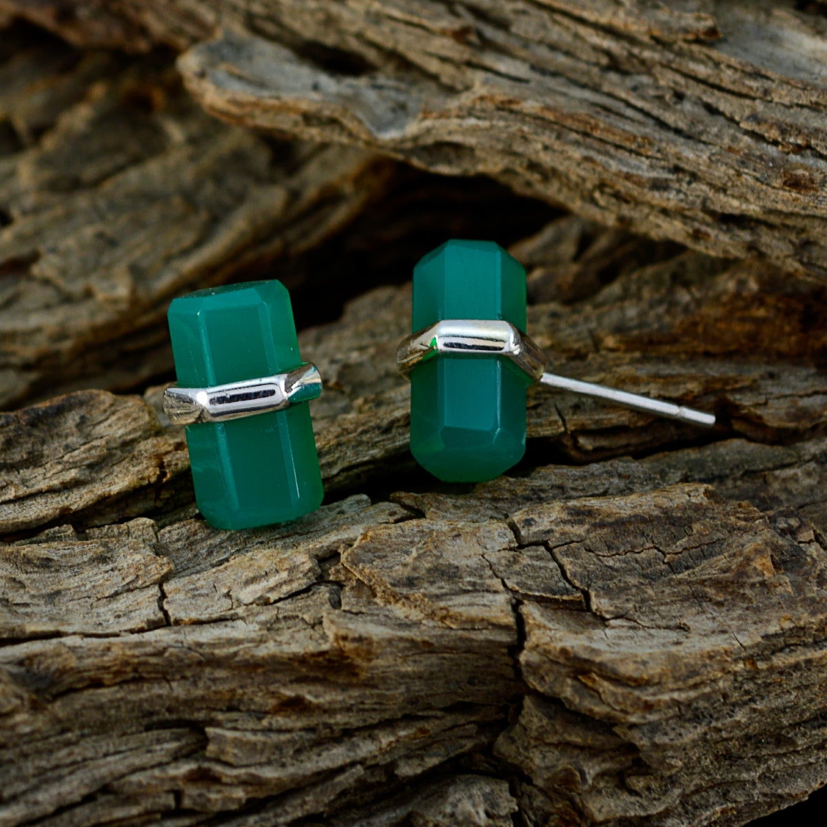 Green-Onyx-Russian-Lorena-Solitaire-Stud-Green-925-Sterling-Silver-Earring