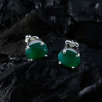 Green-Onyx-Korean-Natalia-Solitaire-Stud-Green-925-Silver-Earring
