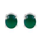 Green-Onyx-Korean-Natalia-Solitaire-Stud-Green-925-Silver-Earring