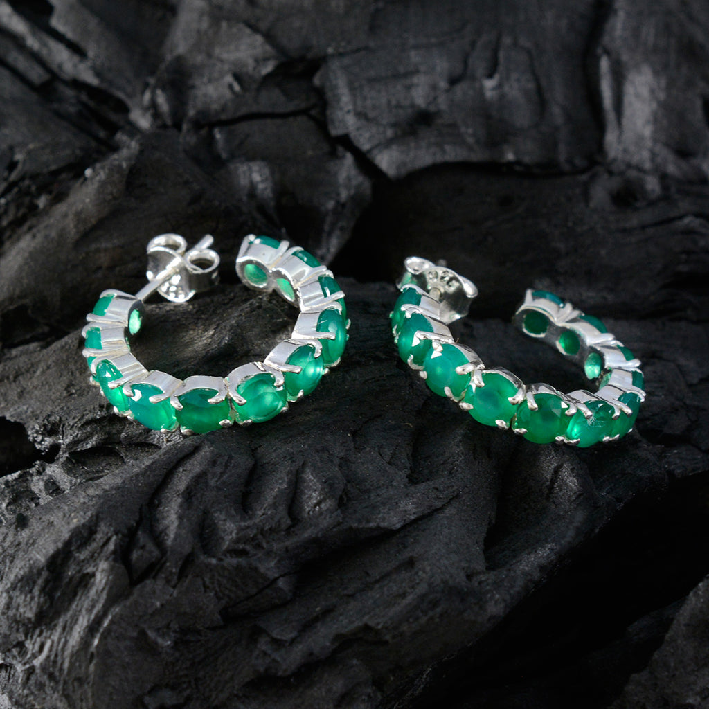 Green-Onyx-Russian-Isabella-multiple-Stud-Green-92.5-Silver-Earring