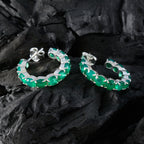 Green-Onyx-Russian-Isabella-multiple-Stud-Green-92.5-Silver-Earring