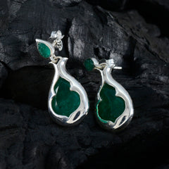 Green-Onyx-Korean-Emily-Toi-et-Moi-Stud-Green-Sterling-Silver-Earring