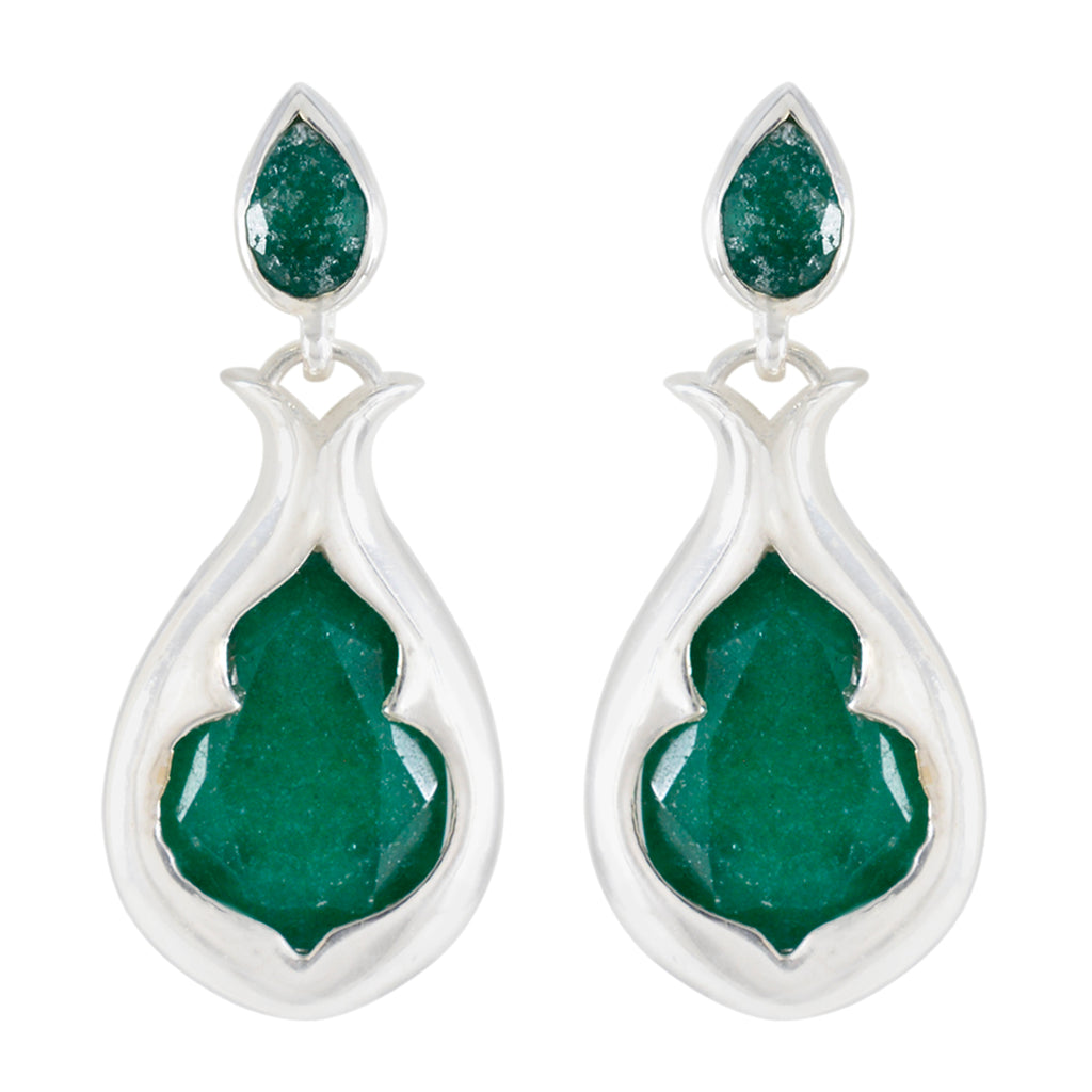 Green-Onyx-Korean-Emily-Toi-et-Moi-Stud-Green-Sterling-Silver-Earring