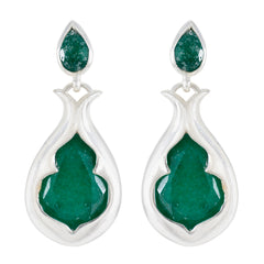 Green-Onyx-Korean-Emily-Toi-et-Moi-Stud-Green-Sterling-Silver-Earring