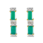 Green-Onyx-African-Pilar-multiple-Stud-Green-925-Silver-Earring