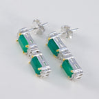 Green-Onyx-African-Pilar-multiple-Stud-Green-925-Silver-Earring