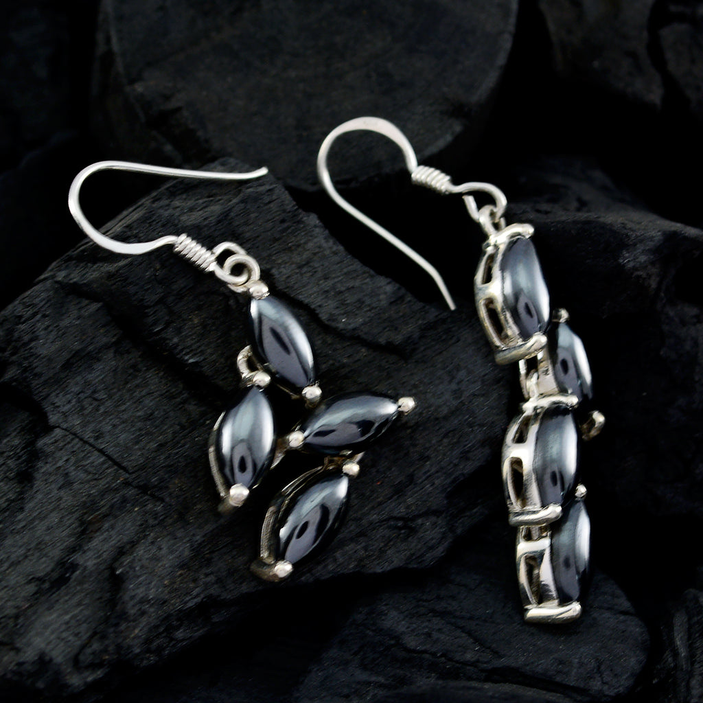 Gunmetal-American-Luisa-multiple-Dangle-Gray-92.5-Silver-Earring