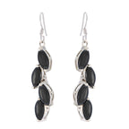 Gunmetal-American-Luisa-multiple-Dangle-Gray-92.5-Silver-Earring