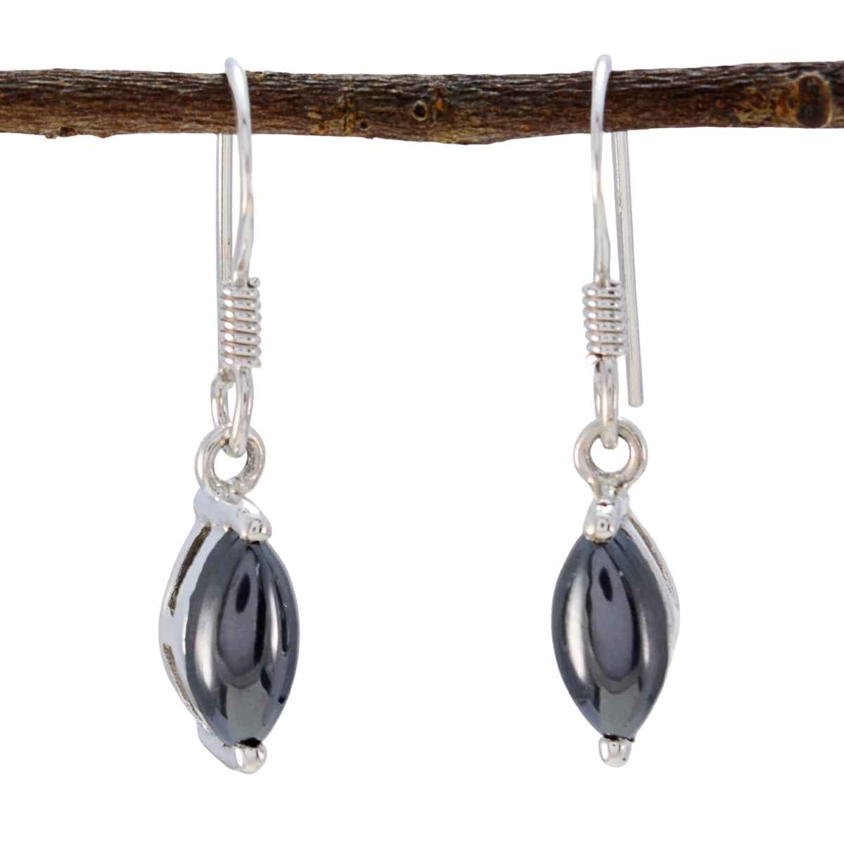 Gunmetal-Russian-Josephine-multiple-Dangle-Gray-Sterling-Silver-Earring Hoofdafbeelding