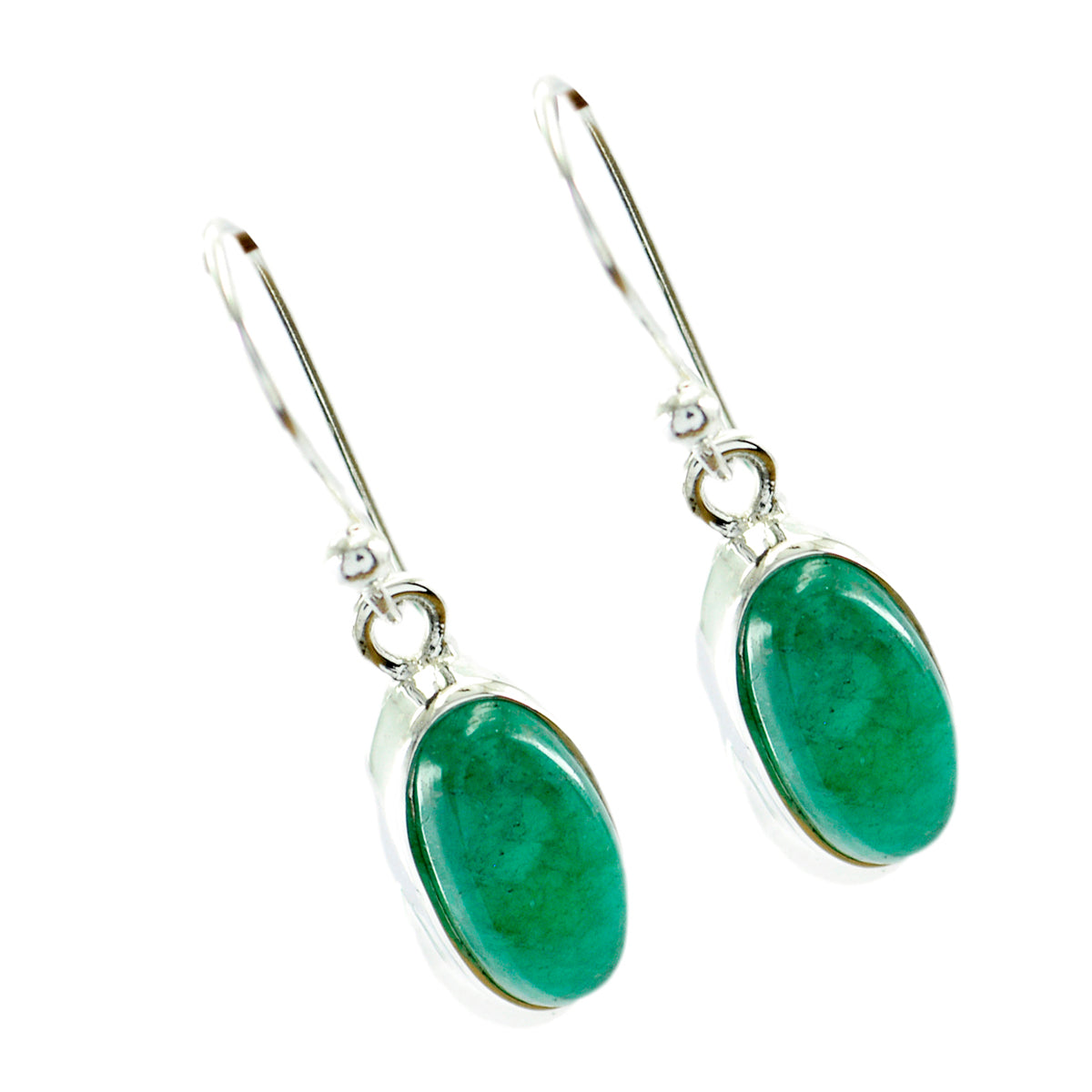 Indian-Emerald-Japanese-Mariana-Solitaire-Dangle-Green-Sterling-Silver-Earring