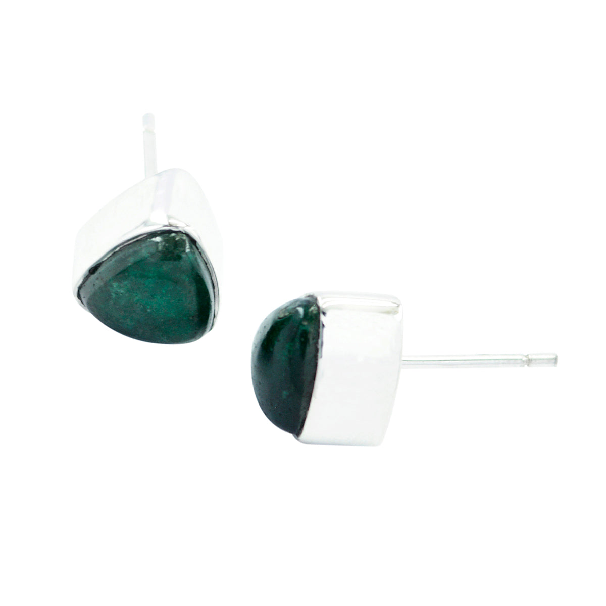 Indian-Emerald-Turkish-Micaela-Solitaire-Stud-Green-925-Sterling-Silver-Earring