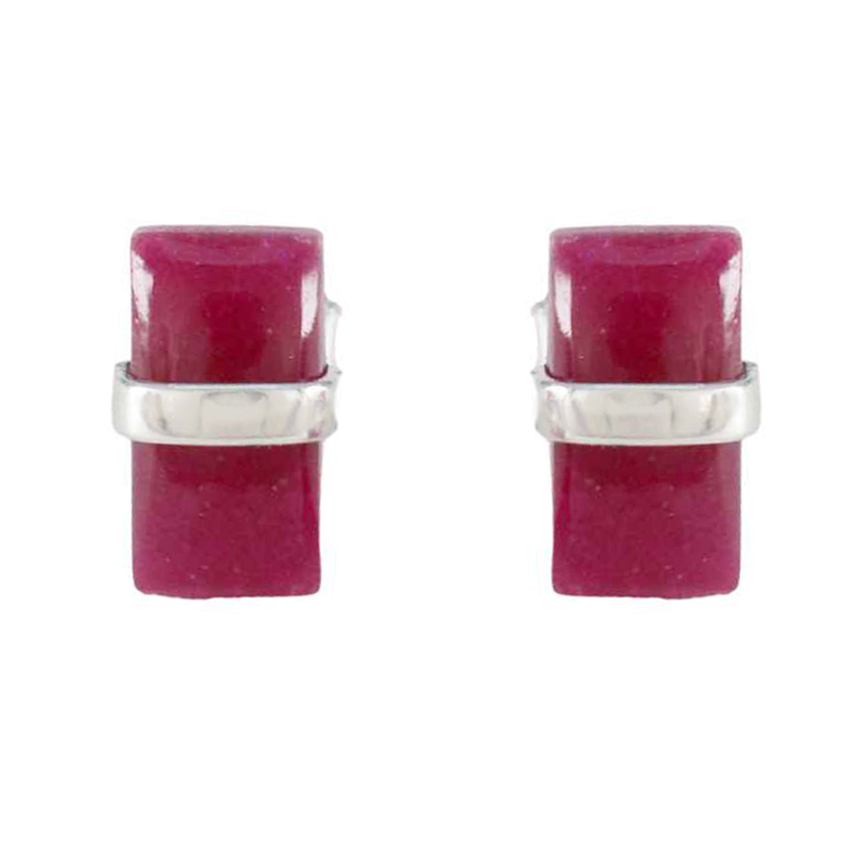 Indian-Emerald-Mexican-Julia-Solitaire-Stud-Green-92.5-Silver-Earring Huvudsaklig produktbild