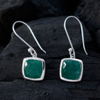 Indian-Emerald-Italian-Milagros-Solitaire-Dangle-Green-92.5-Silver-Earring