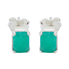 Indian-Emerald-Latin-American-Cecilia-Solitaire-Stud-Green-Silver-Earring