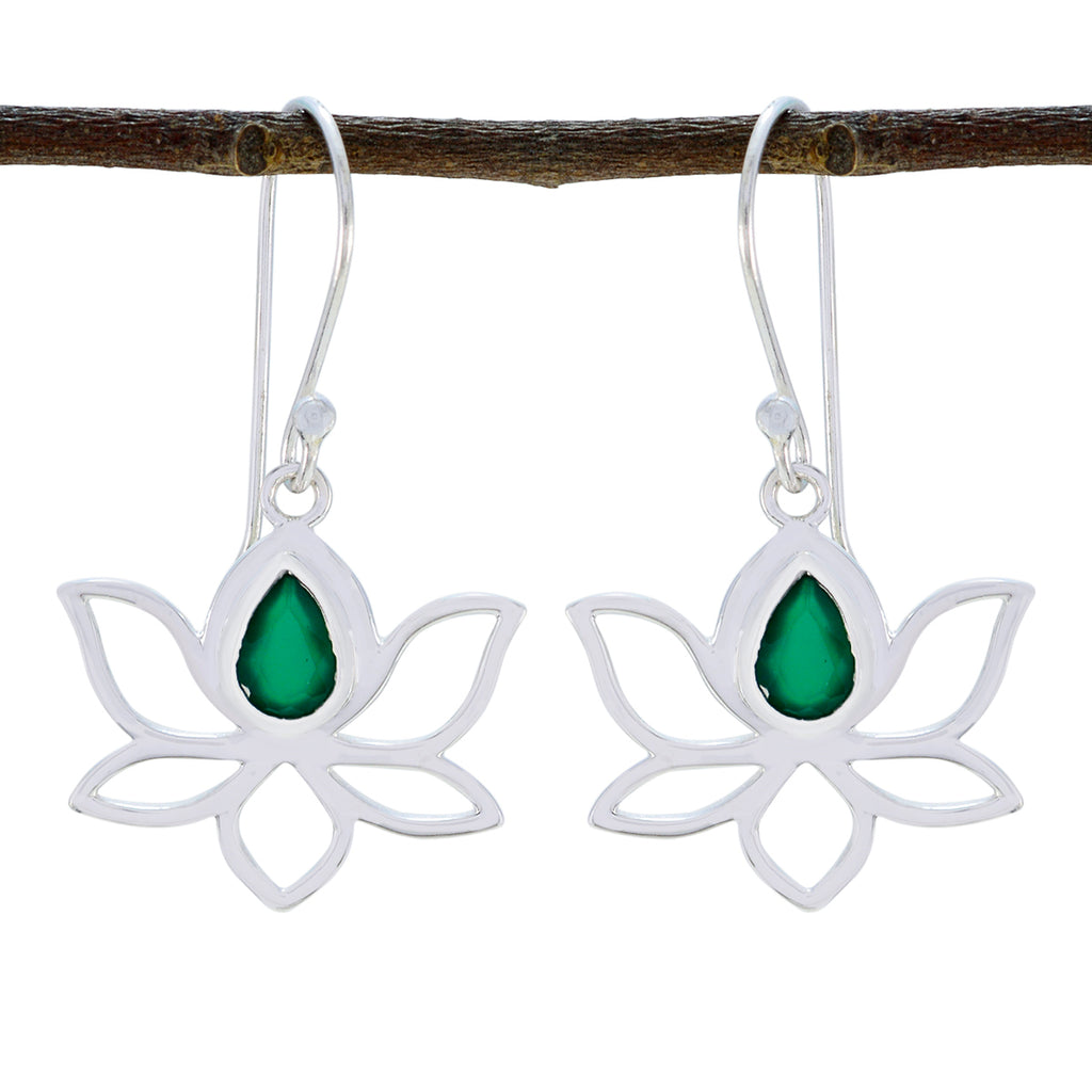 Indian-Emerald-Spanish-Patricia-Solitaire-Dangle-Green-925-Sterling-Silver-Earring