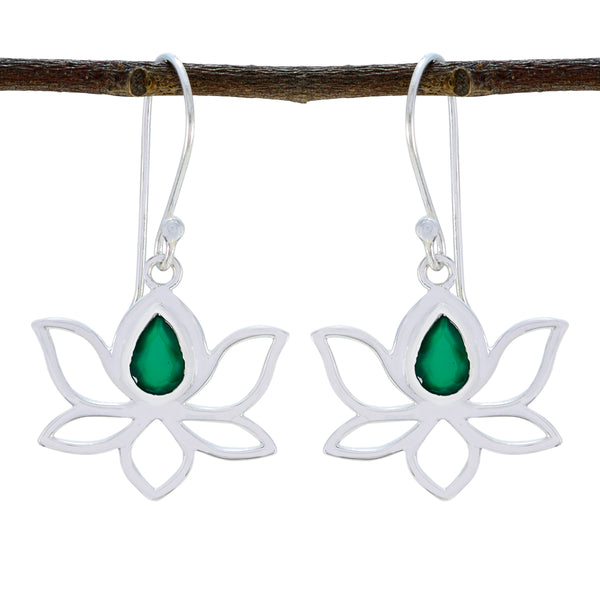 Indian-Emerald-Spanish-Patricia-Solitaire-Dangle-Green-925-Sterling-Silver-Earring