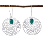 Indian-Emerald-Latin-American-Paula-Solitaire-Dangle-Green-925-Silver-Earring