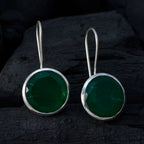 Indian-Emerald-Egyptian-Sofía-Solitaire-Dangle-Green-Sterling-Silver-Earring