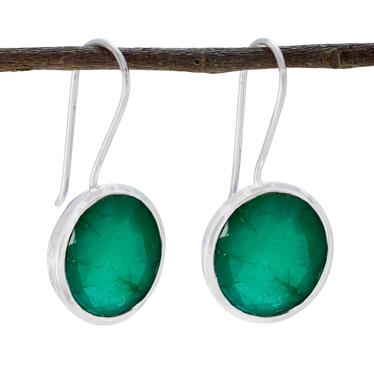 Indian-Emerald-Egyptian-Sofía-Solitaire-Dangle-Green-Sterling-Silver-Earring
