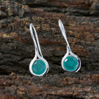 Indian-Emerald-Egyptian-Inès-Solitaire-Dangle-Green-Silver-Earring
