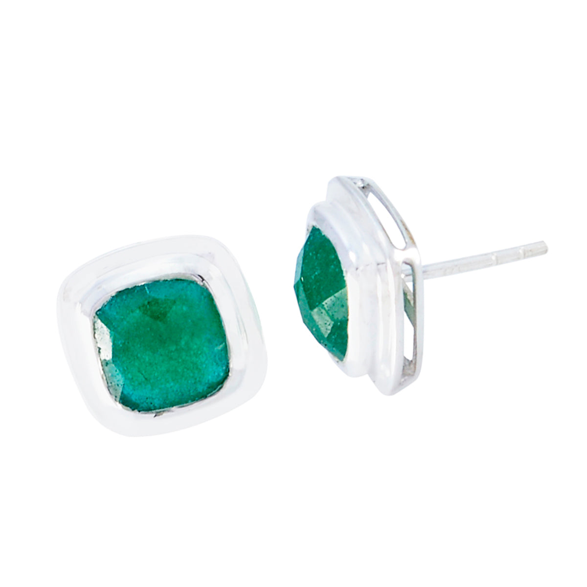 Indian-Emerald-Japanese-Victoria-Solitaire-Stud-Green-Sterling-Silver-Earring