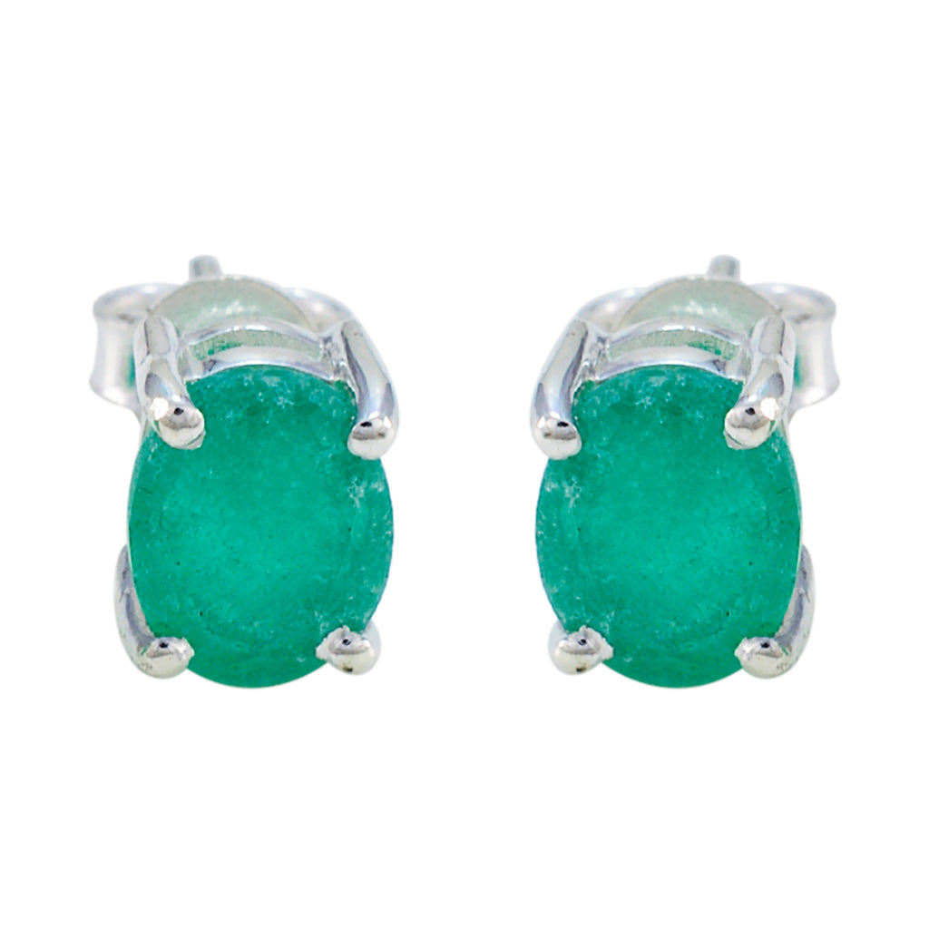 Indian-Emerald-Japanese-Agnes-Solitaire-Stud-Green-Sterling-Silver-Earring