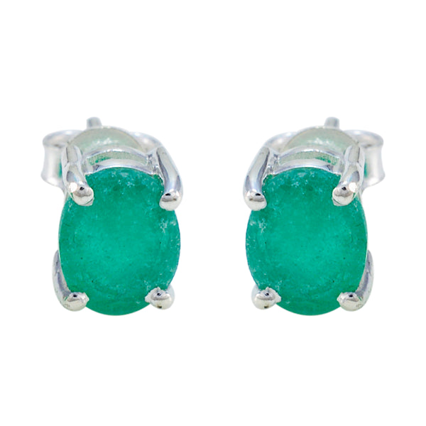 Indian-Emerald-Japanese-Agnes-Solitaire-Stud-Green-Sterling-Silver-Earring