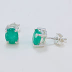 Indian-Emerald-Japanese-Agnes-Solitaire-Stud-Green-Sterling-Silver-Earring