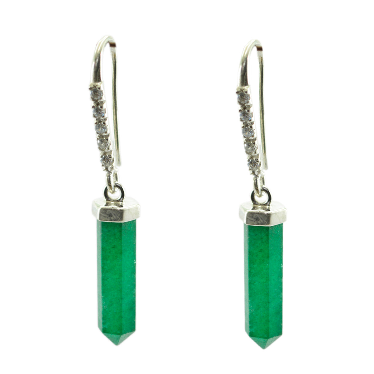 Indian-Emerald-Australian-Isabel-multiple-Dangle-Green-92.5-Silver-Earring