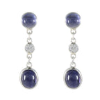 Iolite-Mexican-Agnes-multiple-Stud-Blue-92.5-Silver-Earring