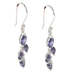 Iolite-German-Anna-multiple-Dangle-Blue-925-Sterling-Silver-Earring