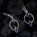 Iolite-African-Aria-multiple-Dangle-Blue-92.5-Silver-Earring