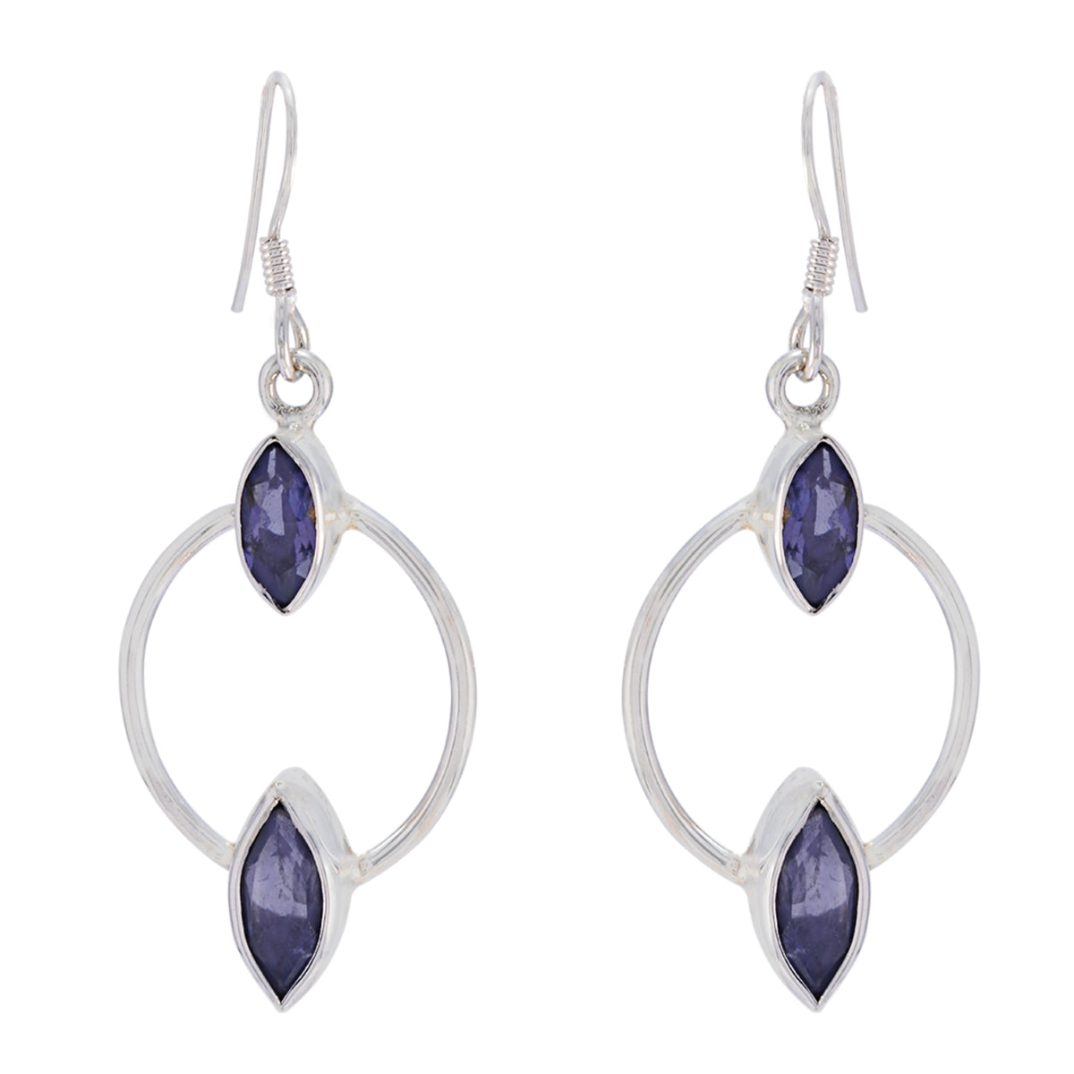 Iolite-African-Aria-multiple-Dangle-Blue-92.5-Silver-Earring