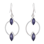 Iolite-African-Aria-multiple-Dangle-Blue-92.5-Silver-Earring