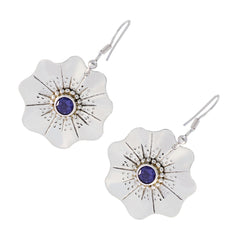 Iolite-German-Alice-Solitaire-Dangle-Blue-92.5-Silver-Earring