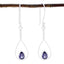 Iolite-Turkish-Camila-Solitaire-Dangle-Blue-925-Sterling-Silver-Earring