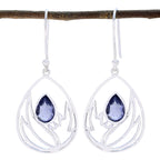 Iolite-Mexican-Chloe-Solitaire-Dangle-Blue-925-Silver-Earring
