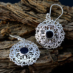 Iolite-Spanish-Mia-Solitaire-Dangle-Blue-925-Silver-Earring