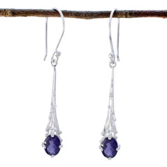 Iolite-Moroccan-Ellie-Solitaire-Dangle-Blue-92.5-Silver-Earring