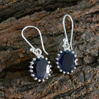 Iolite-Spanish-Clara-Solitaire-Dangle-Blue-925-Silver-Earring