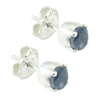 Iolite-German-Eliza-Solitaire-Stud-Blue-92.5-Silver-Earring