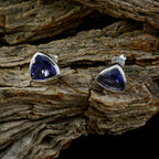Iolite-Russian-Ellie-Solitaire-Stud-Blue-Silver-Earring