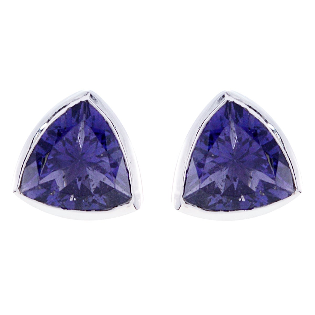 Iolite-Russian-Ellie-Solitaire-Stud-Blue-Silver-Earring