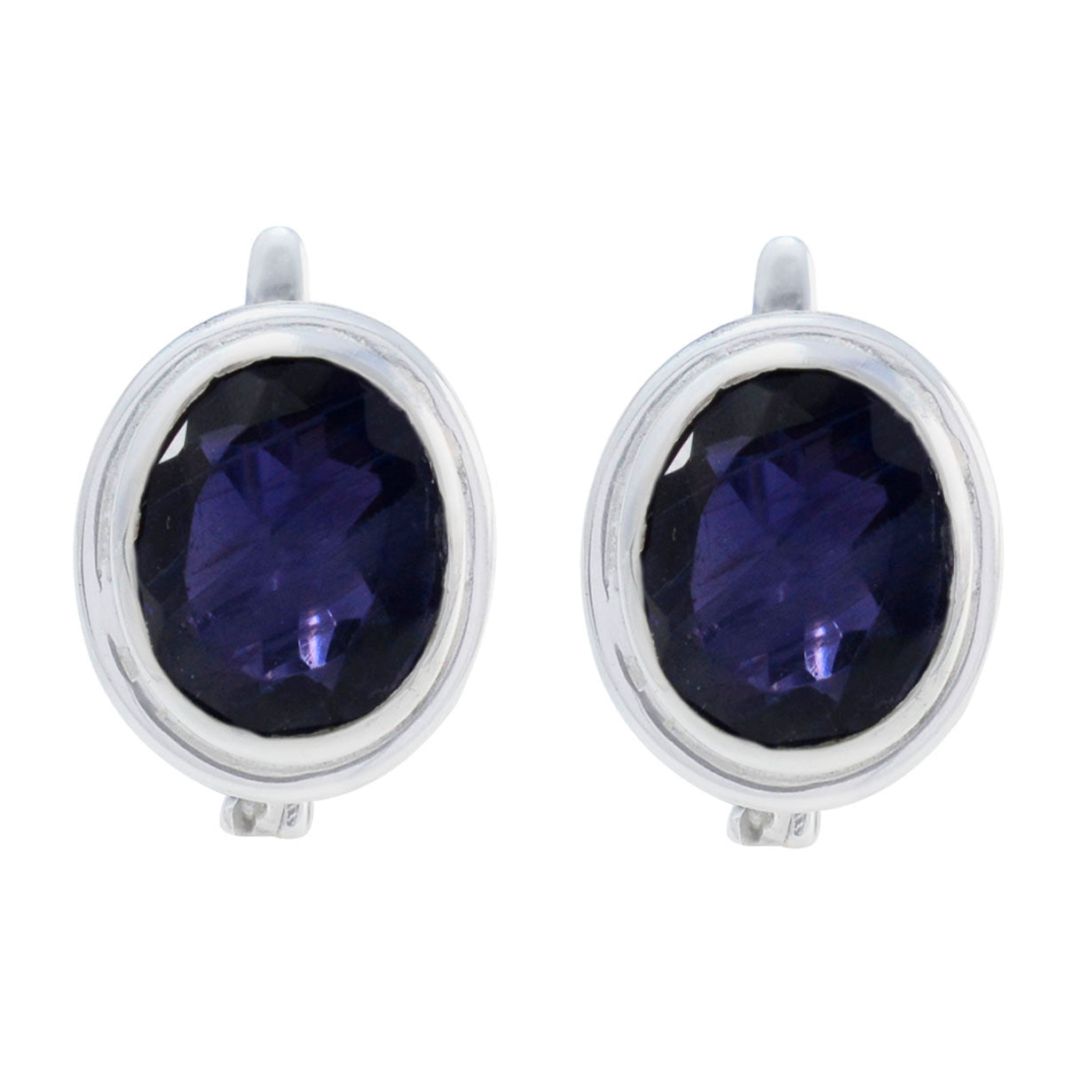 Iolith-Japanese-Isabella-Solitaire-Ohrstecker-Blau-92,5-Silber-Ohrring Hauptbild